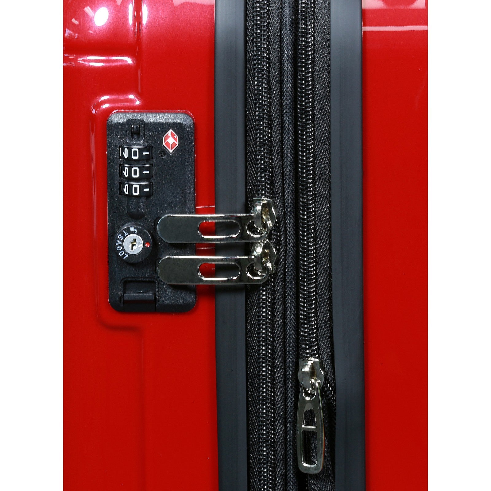 World Traveler Contour 2-Piece Lightweight Polycarbonate Hardside Expandable Spinner Luggage Set with TSA Lock - Apple Green (20" & 28")