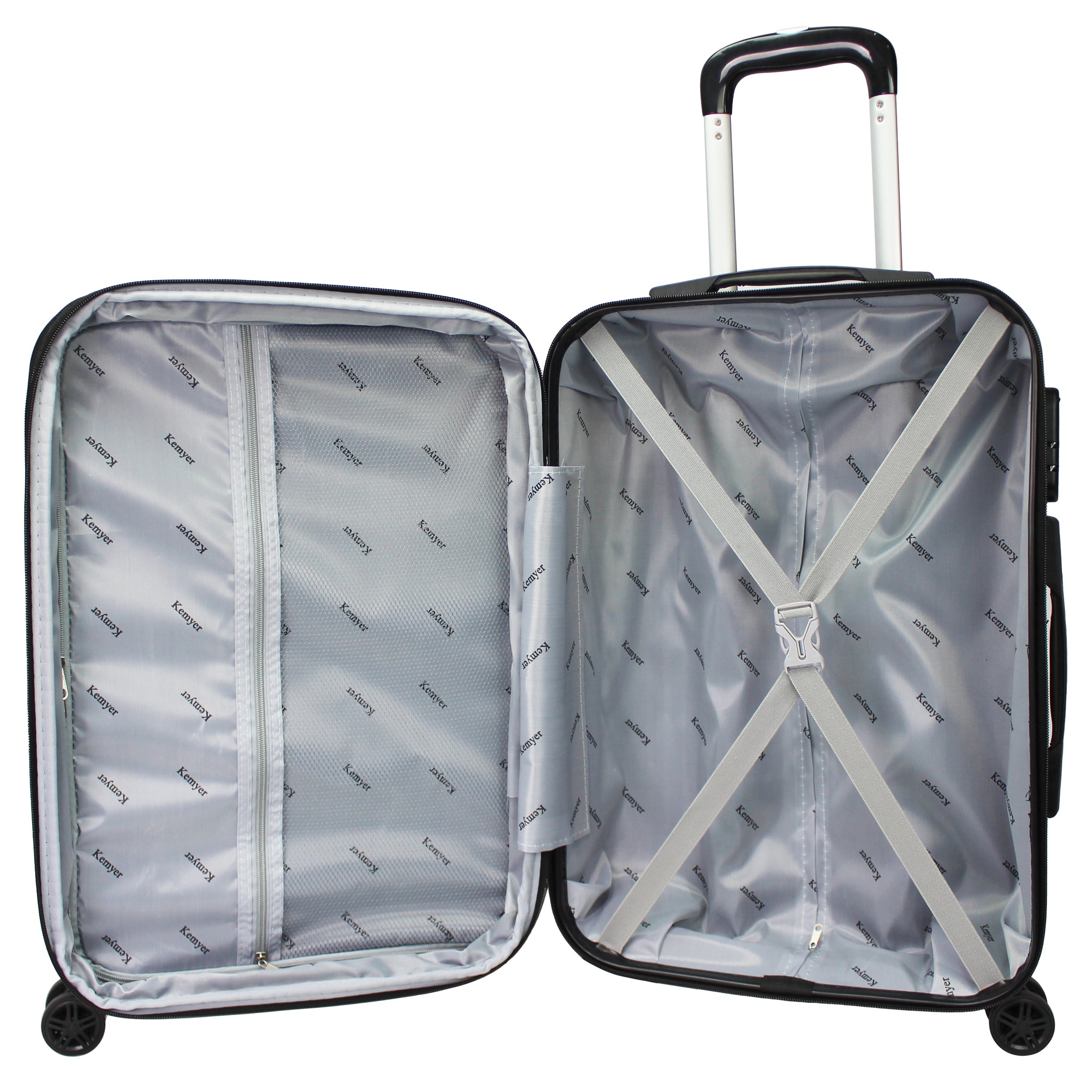 World Traveler Kemyer Quest 3-Piece Expandable Hardside  Spinner Luggage Set