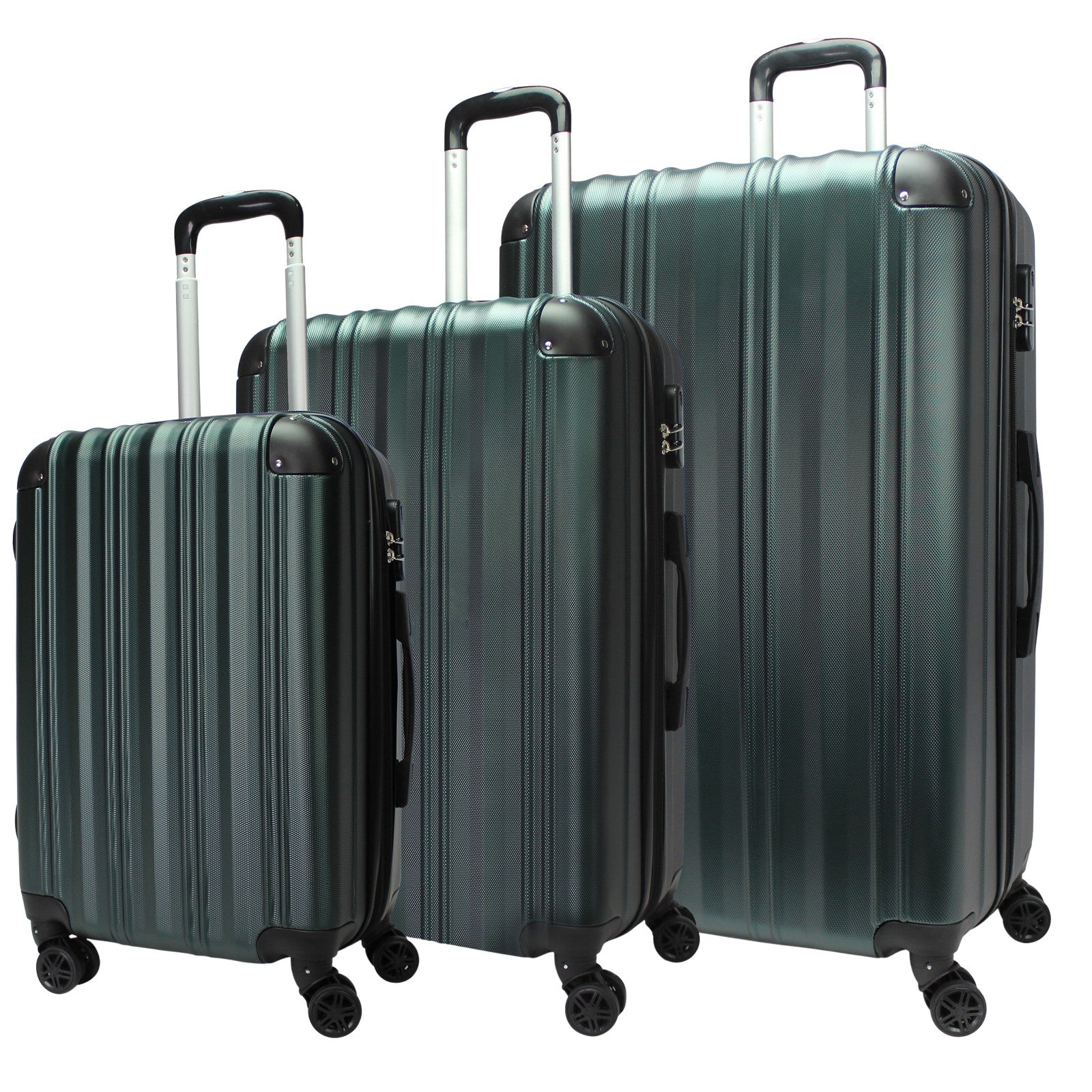 World Traveler Kemyer Quest 3-Piece Expandable Hardside  Spinner Luggage Set