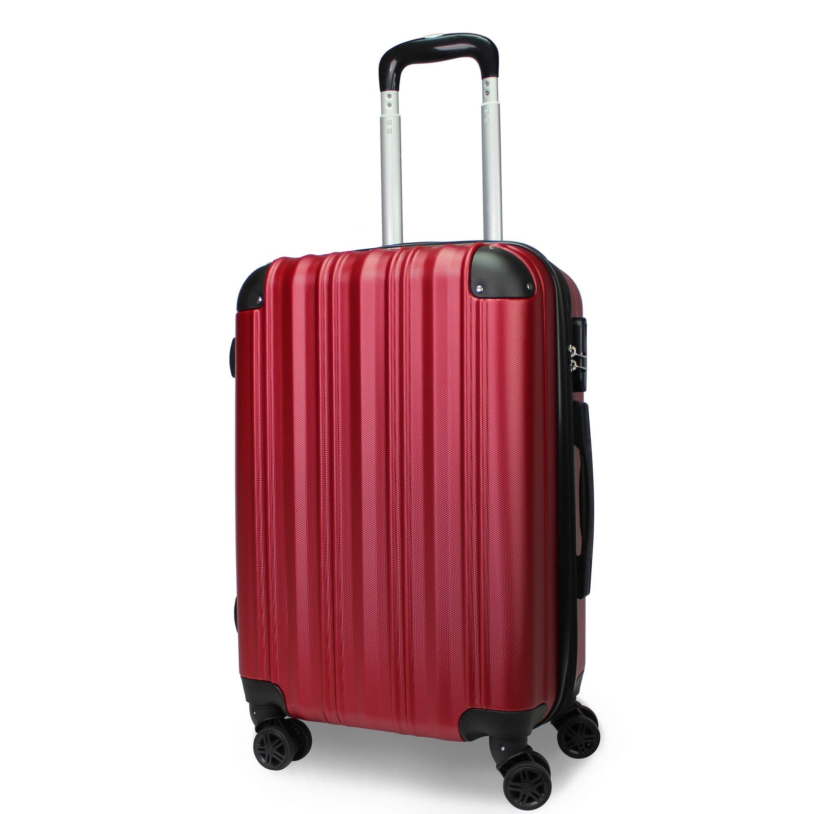 World Traveler Kemyer Quest 20-Inch Carry-On Hardside Spinner Suitcase