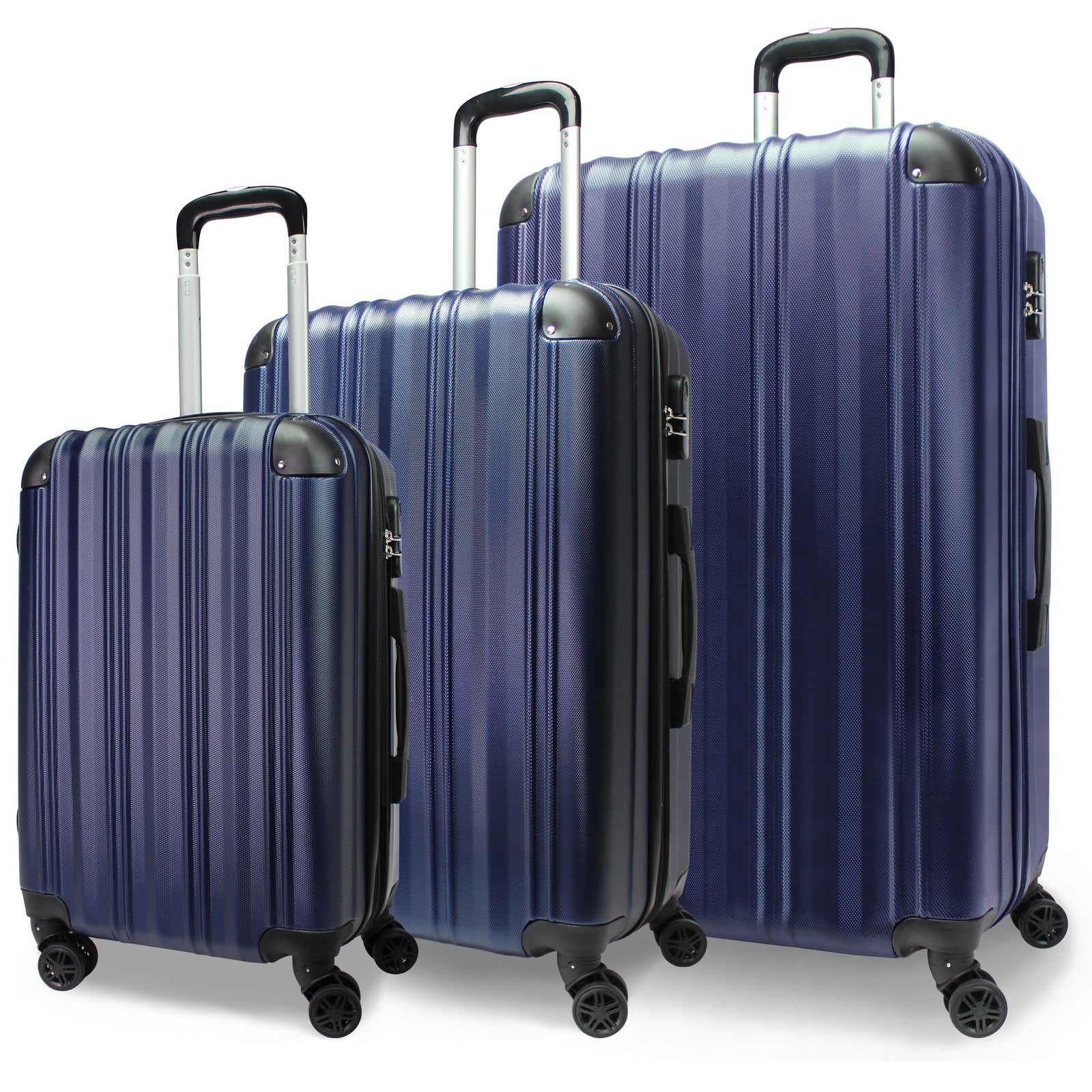 World Traveler Kemyer Quest 3-Piece Expandable Hardside  Spinner Luggage Set