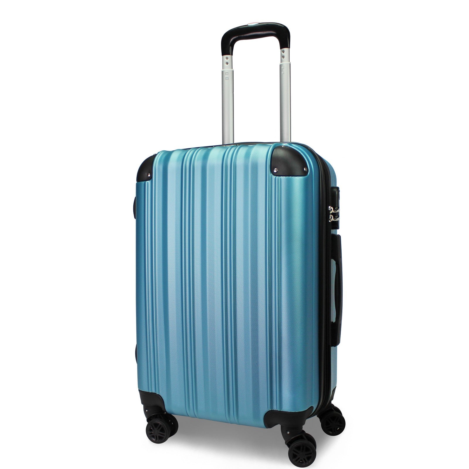 World Traveler Kemyer Quest 20-Inch Carry-On Hardside Spinner Suitcase