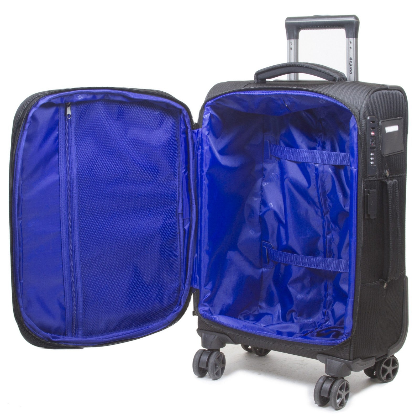 Dejuno Executive 3-Piece Spinner Luggage Set With USB Port