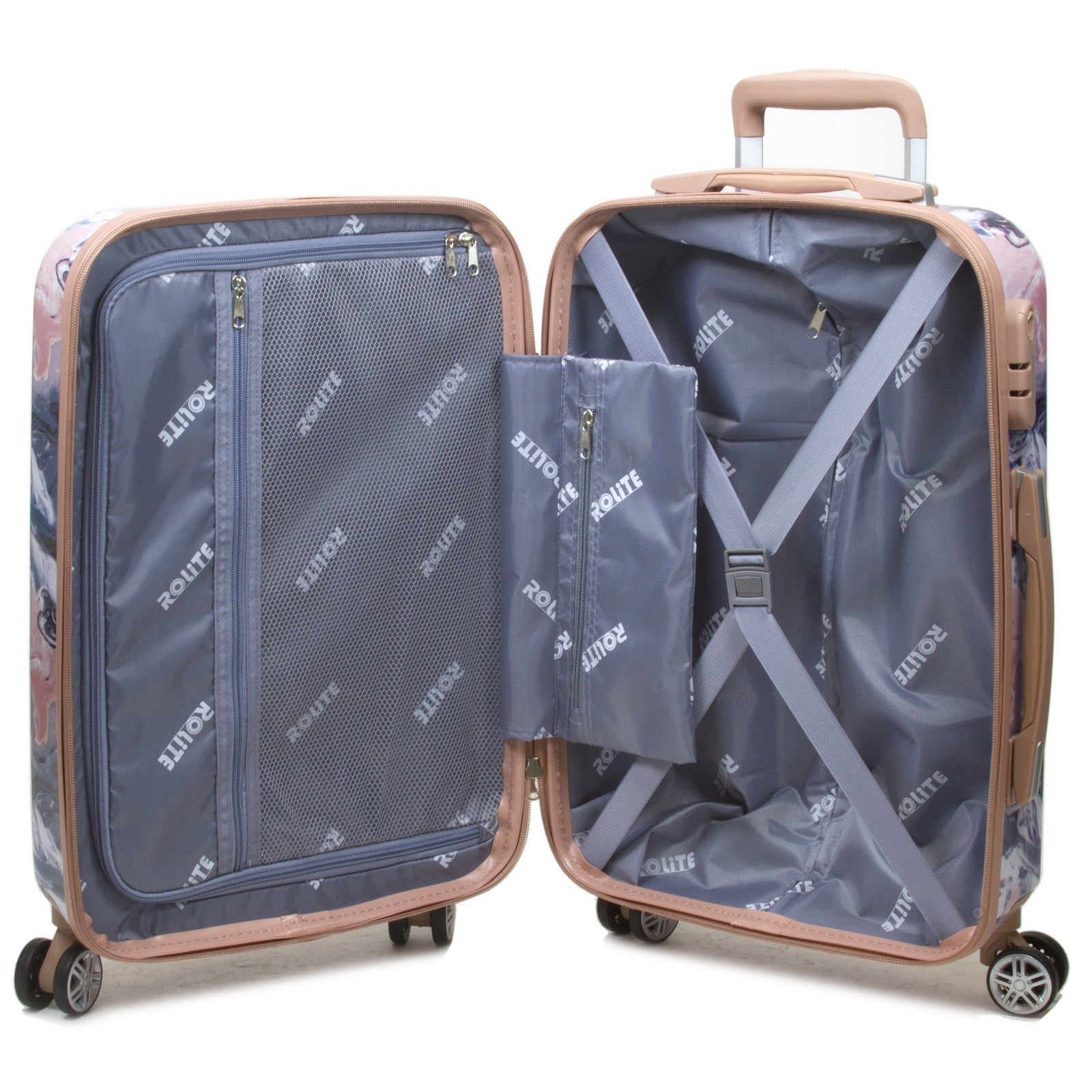 Rolite Marble Hardside 3-Piece Spinner Luggage Set – LuggageChannel