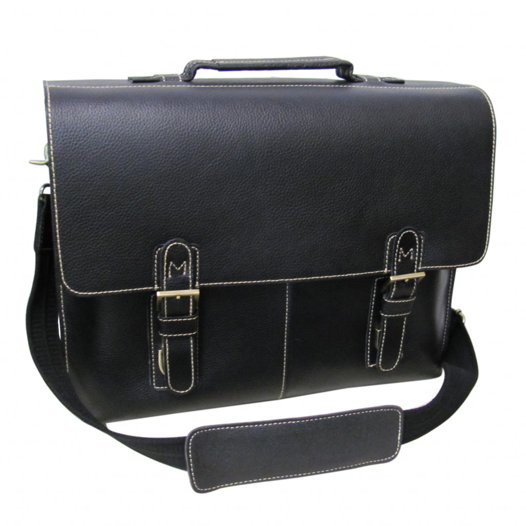 Amerileather Classical Leather Organizer Briefcase