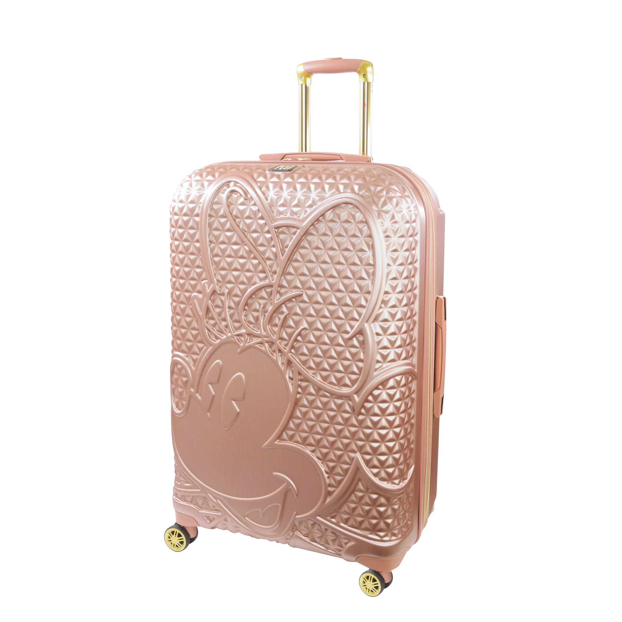 Disney Ful Minnie Mouse Textured Rose Gold Hardside 29" Spinner Suitcase