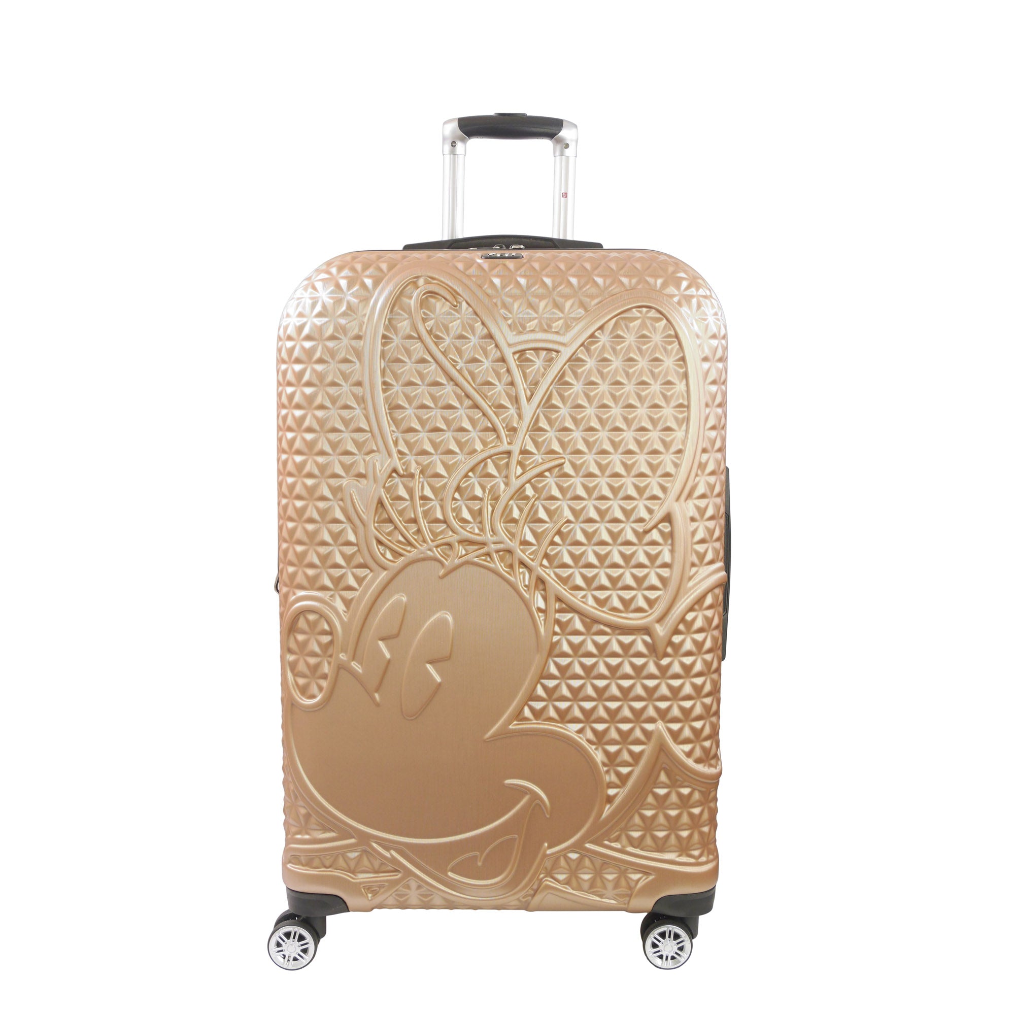 Disney Ful Textured Minnie Mouse Taupe 29" Hardside Spinner Suitcase