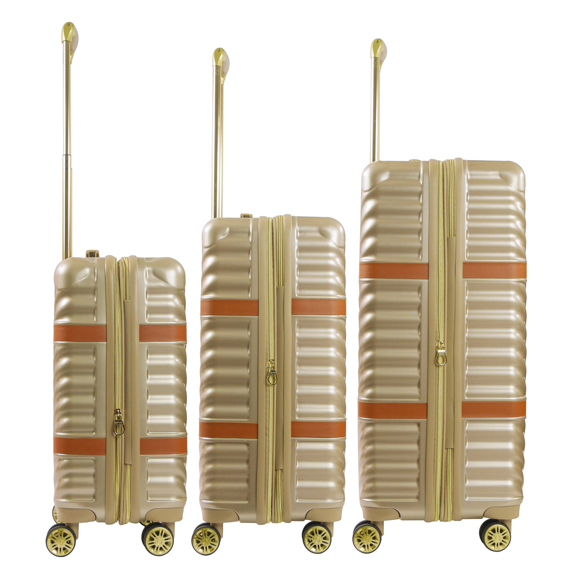 Christian Siriano Stella Hardside 3 Piece Spinner Luggage Set