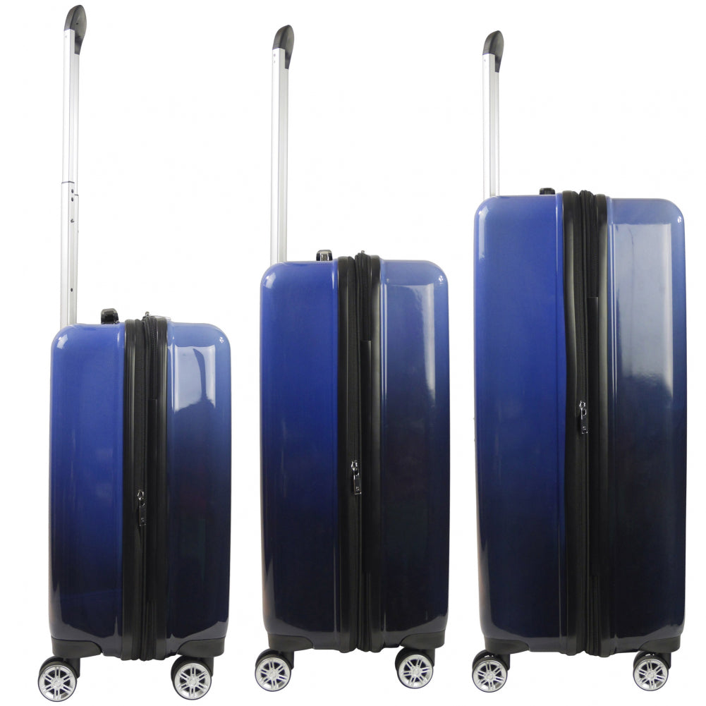 Ful Impulse Ombre 3 Piece Hardside Spinner Luggage Set