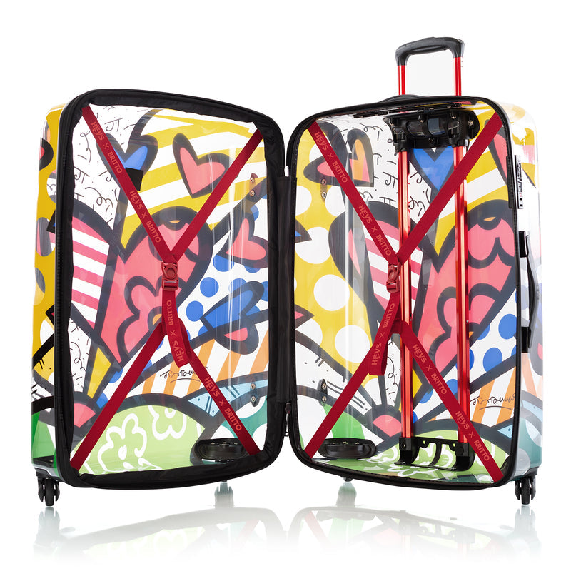 Heys Britto A New Day Transparent 30" Hardside Spinner Suitcase