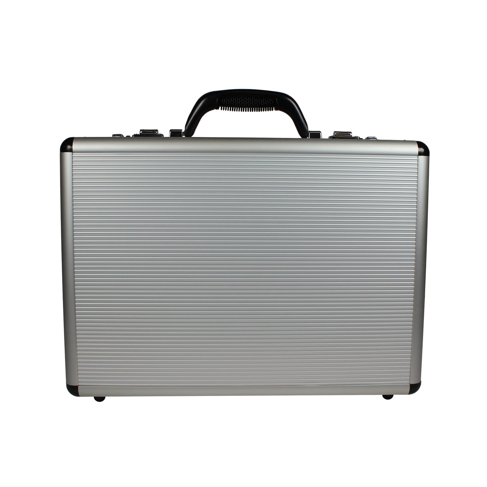 World Traveler Fasano Aluminum Silver 4-inch-wide Attache Briefcase