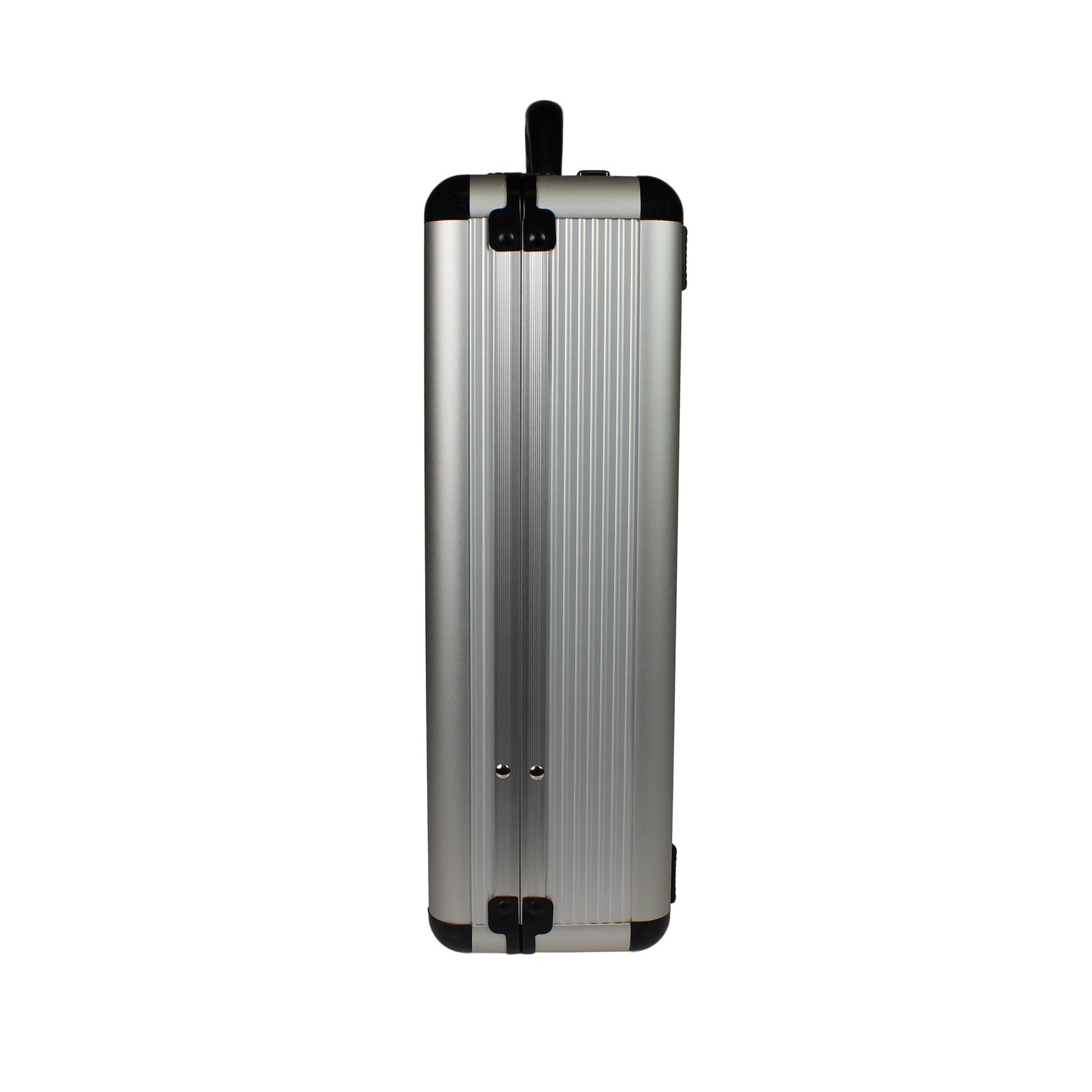 World Traveler Fasano Aluminum Silver 4-inch-wide Attache Briefcase