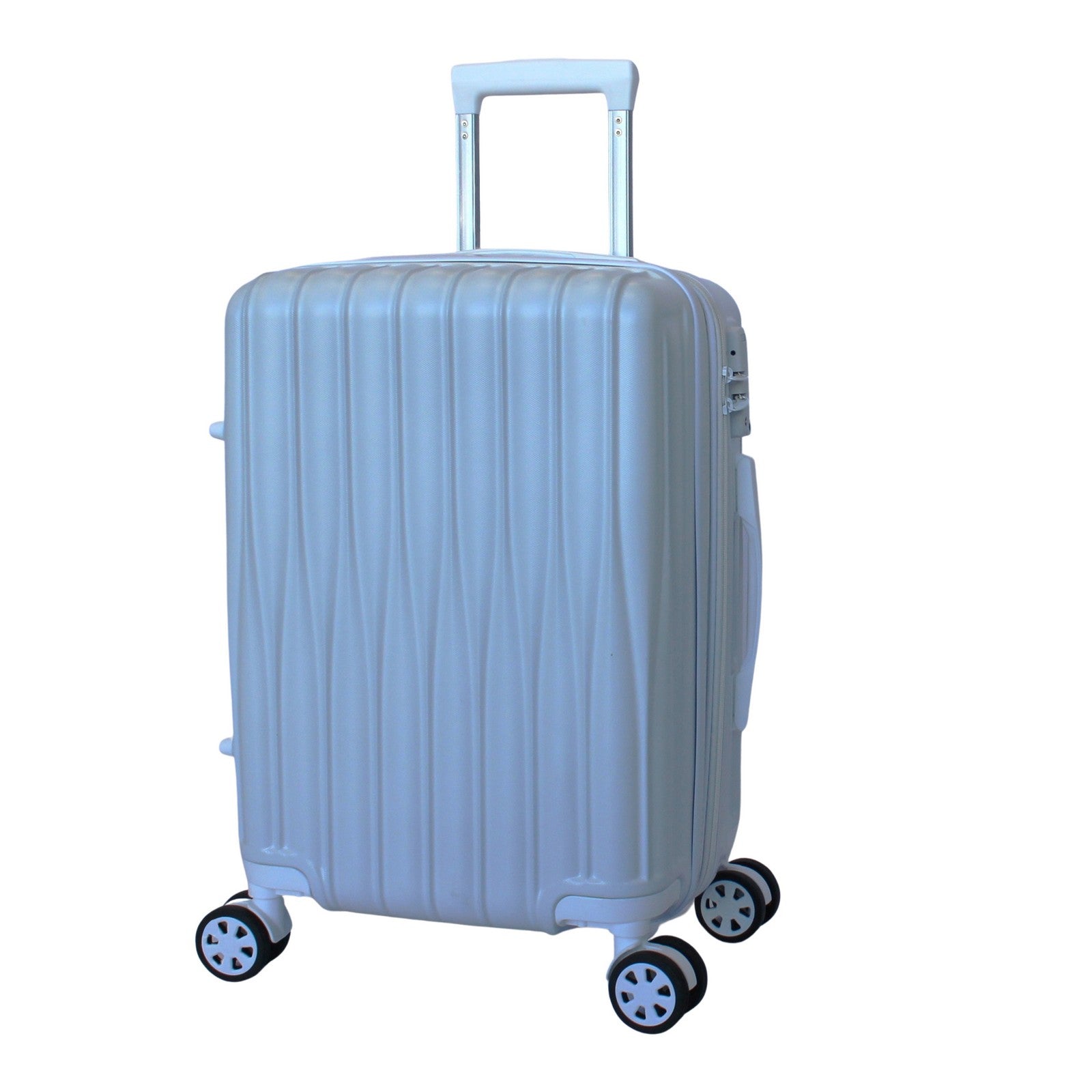 World Traveler Horizons 3-Piece Expandable Spinner Luggage Set - Cream White