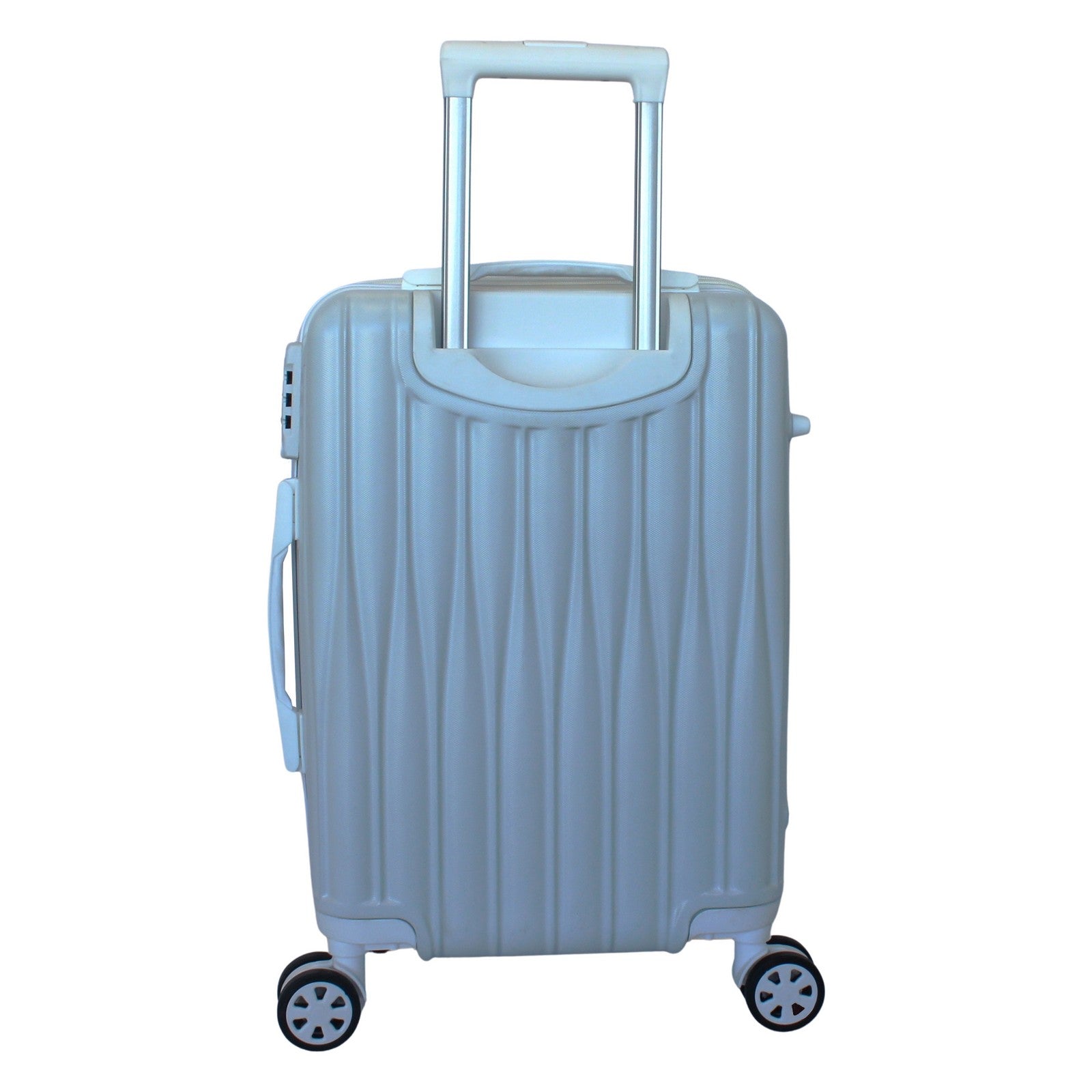 World Traveler Horizons 3-Piece Expandable Spinner Luggage Set - Cream White